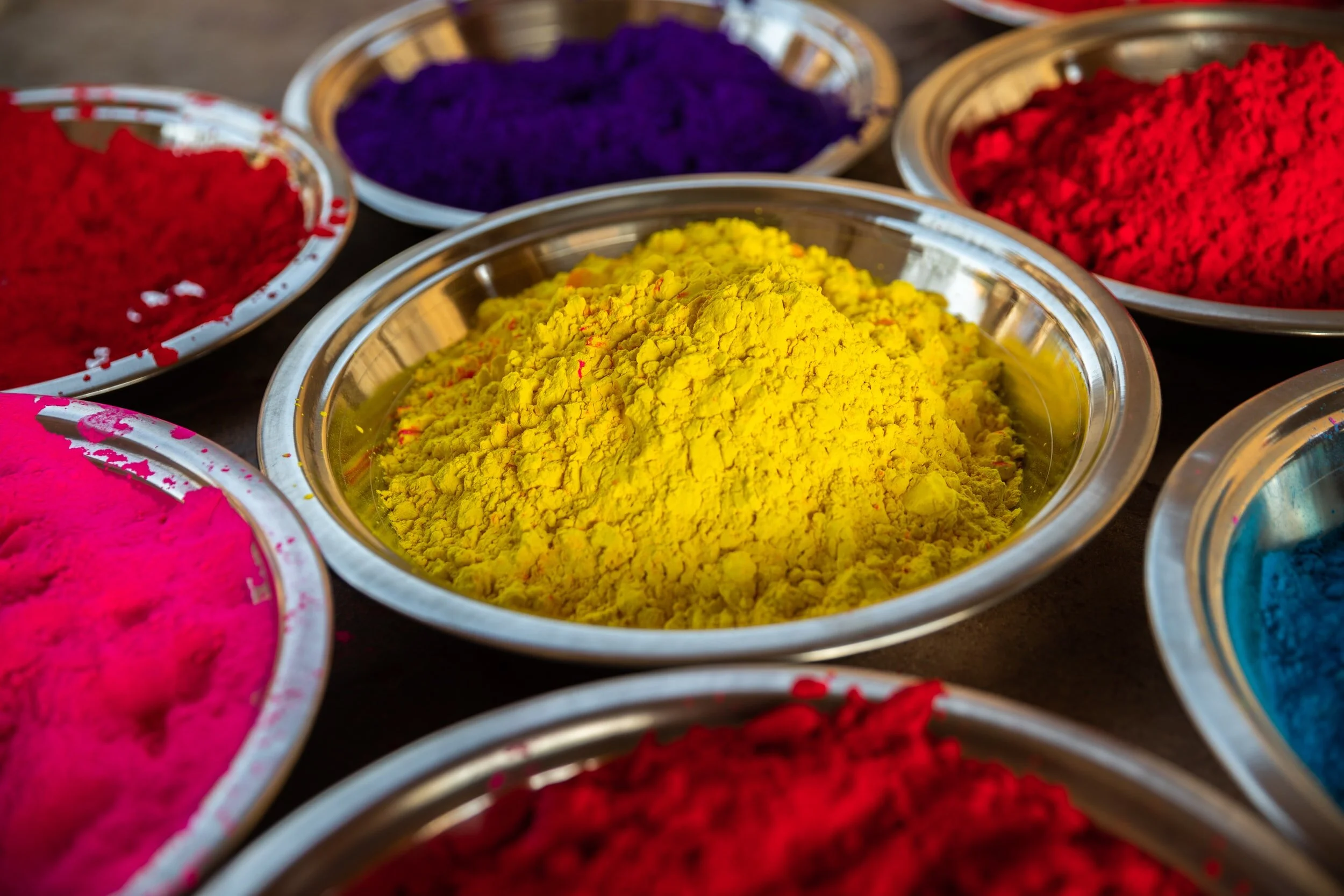 Powder coating color samples